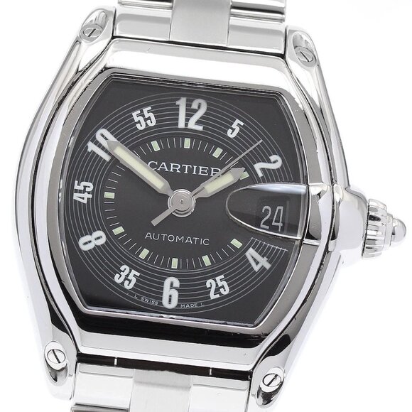 CARTIER Roadster LM W62004V3 Date black Dial Automatic Men's Watch_881819 - Picture 4 of 7